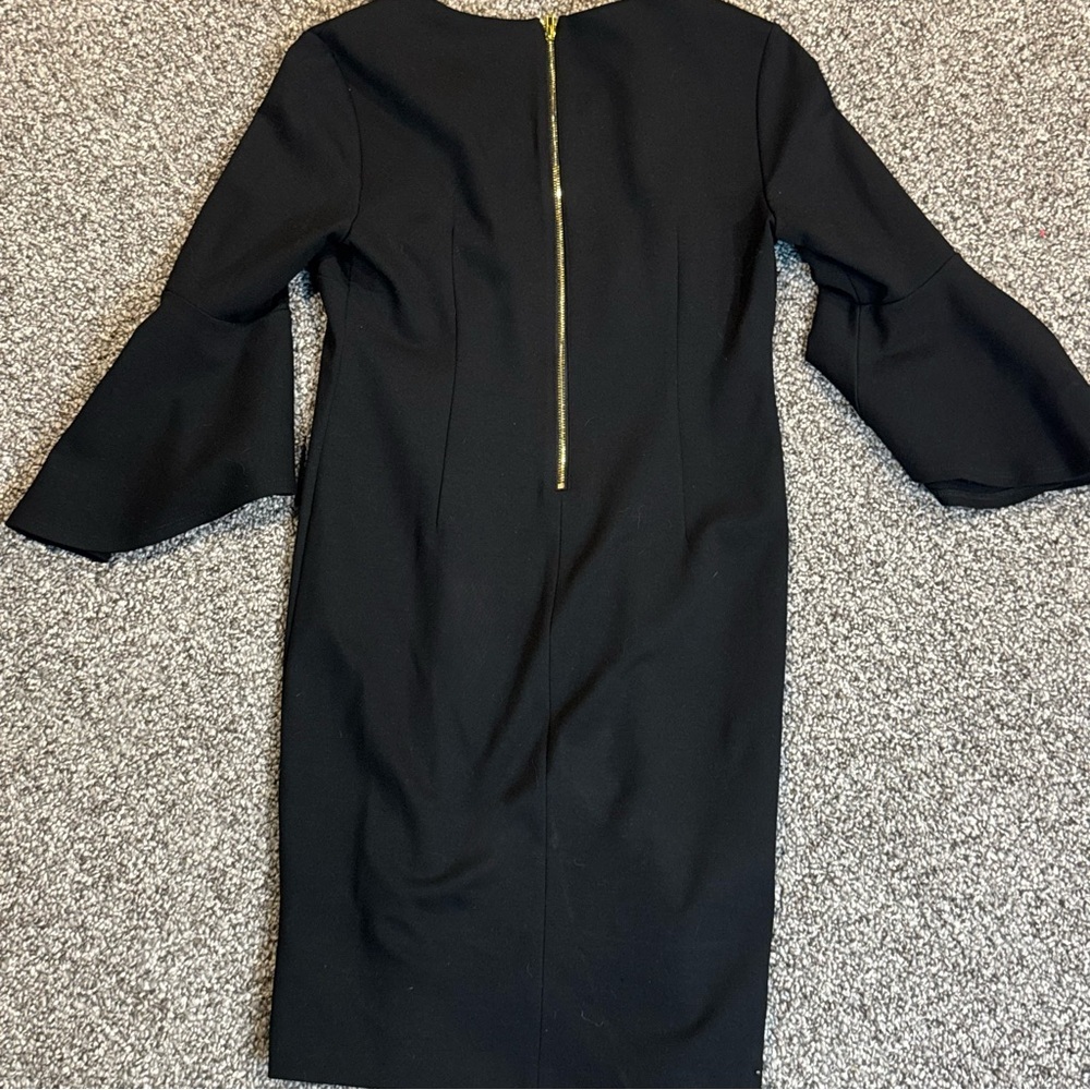 Chico's Elegant Black Flare Sleeve Dress - Picture 6 of 7